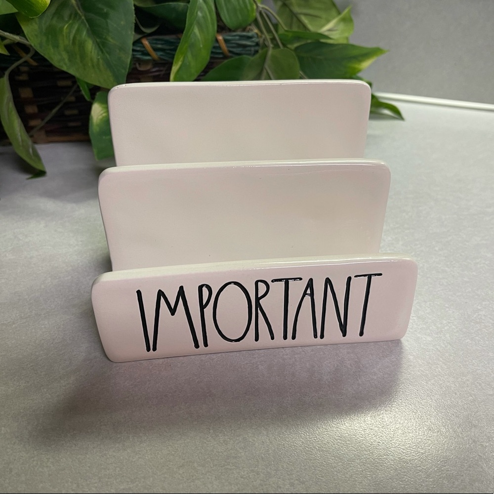Rae Dunn Important Desk Organizer